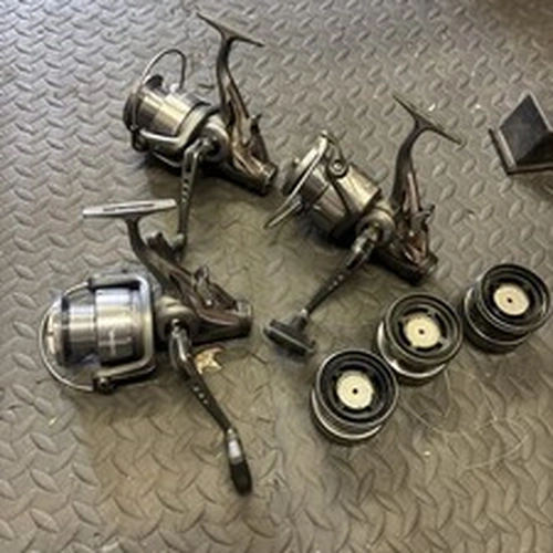 Set of 3 x Daiwa Regal Z 5000 BR reels  - Large spool / Baitrunners 
