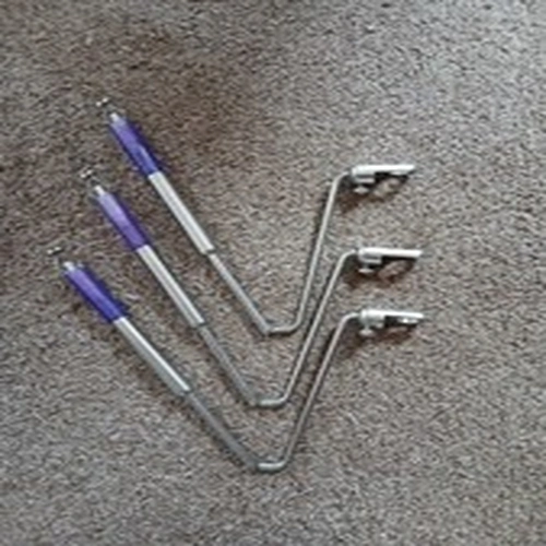 Bobbins Hangers Swingers Fishing Rod Pod Bite Indicators 3-Pack, Carp Alarm