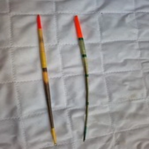 2 Vintage Style Whipped Fishing Quill 8"  Floats Made In England
