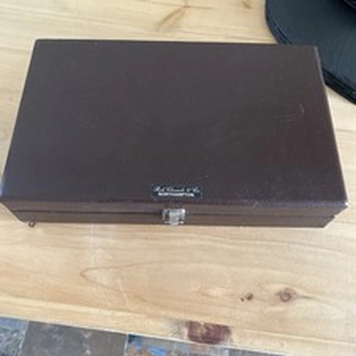Handmade Vintage Style Wooden Fishing Tackle Box - 37.5/ 23cm