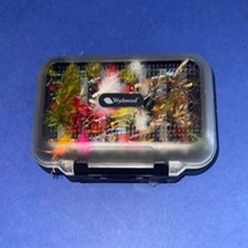 Wychwood Double Sided  Competition Fly Box with a good quantity ofFlies & Lures