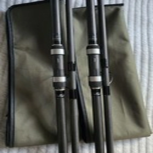 Set of 2 Custom Free Spirit Hi-S 220 13ft Carp Rods
