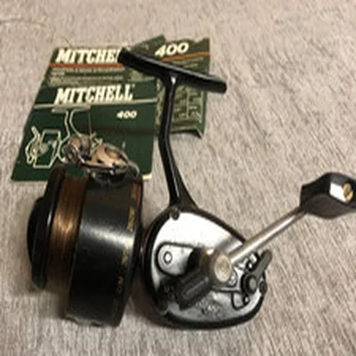 Mitchell 400 Black Vintage Fishing Reel