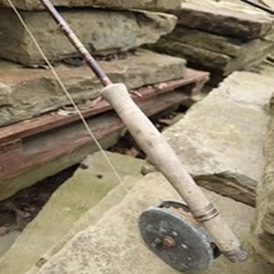 Hardy Graphite Deluxe 2-Piece Vintage Fishing Fly Rod 8'6 Plus Marquis No.7 Reel