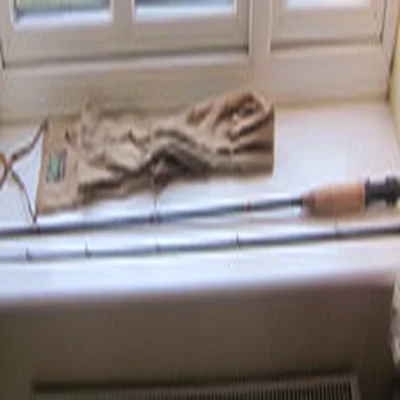 H.W. AITKEN "SUPERSPIN"  FIBREGLASS 7ft. FISHING ROD + BAG