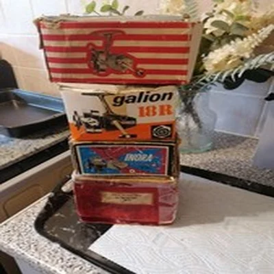 Vintage Fishing Reels JobLot X4 Boxed Allcocks Centrepin Galion 18 Inora Monarch