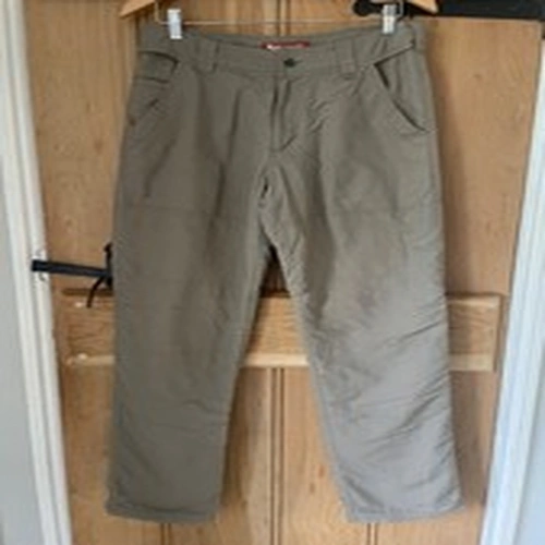 Simms Cold Weather Fishing Trouser Pants Small 32" Waist Fleece Lined 20oz