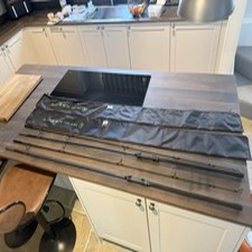 2x Korda Kaizen Green 10ft 3.5TC Carp Rods