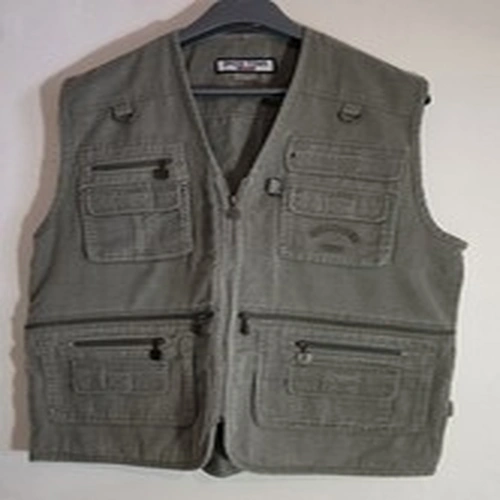 Dress Town York Utility Vest Size XL Chest 42 Green Multi- Pockets  Fishing