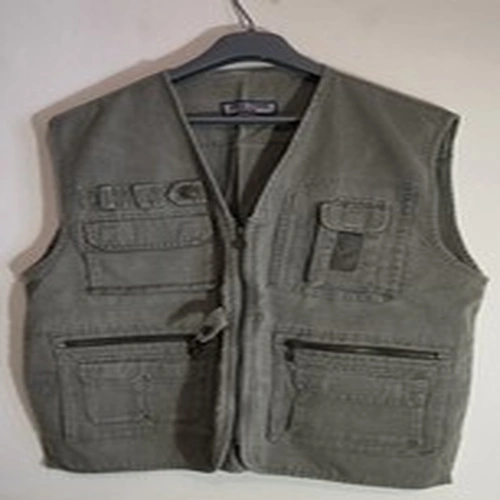 Dress Town York Utility Vest Size XL Chest 46" Green Hunting Multi-pockets
