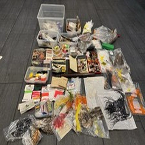 Vintage Fly Fishing,Fly Tying Job Lot ‘House Clearance’