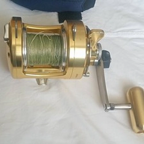 Okuma Titus TG 15 II Lever Drag Trolling Reel RH 4.0:1 24lb w/ Cover