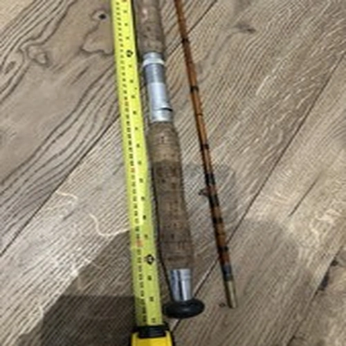 Vintage split cane fishing rod
