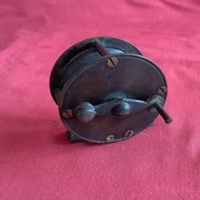 ANTIQUE S ALLCOCK & CO FISHING REEL NO 8948 C1939