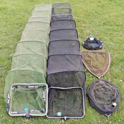 job lot of maver 3m keepnets + drennan - browning & dinsmores landing nets