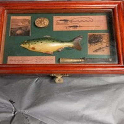 Small Decor Shadow Box For Fishing storage