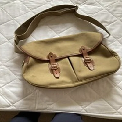 Vintage Brady Halesowen Vintage Canvas Leather Fishing Bag,  Fly Fishing Bag