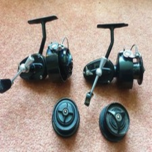 Pair of Vintage Early Mitchell Garcia Fishing Reel + Spare Spools READ LISTING