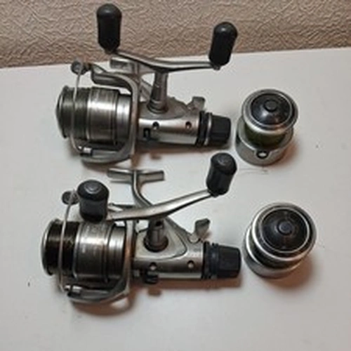 Shimano Aero GTE 8000B Baitrunner Carp reels. Matching pair.