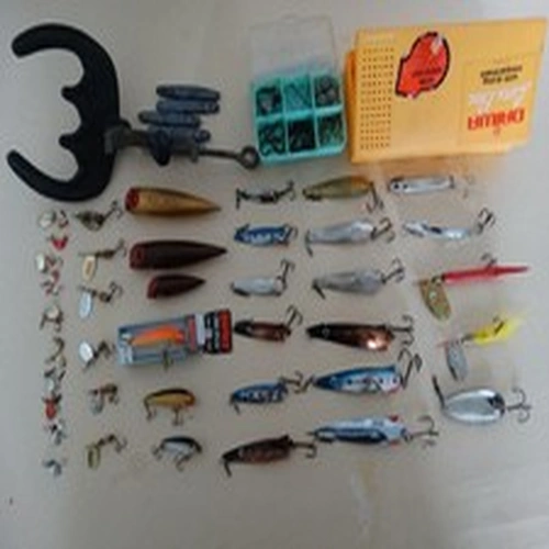 A wide selection of freshwater and salt water spinning and trolling lures