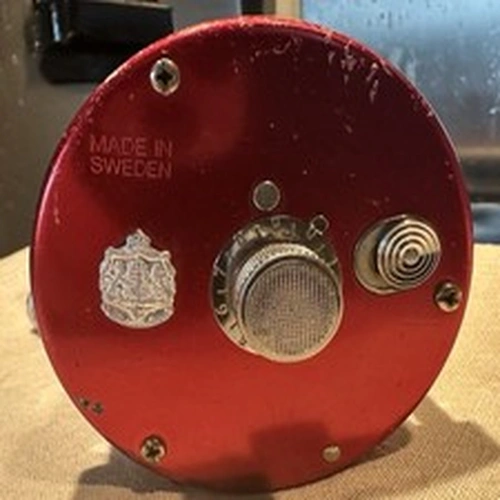 Abu Ambassadeur 7000 Multiplier Reel Red Made In Sweden Good Working Order