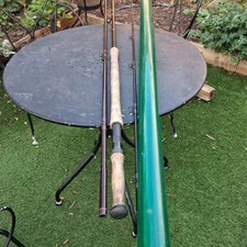 Daiwa Osprey Salmon Rod. Carbon and made with kevlar 3 Piece. 16'+.