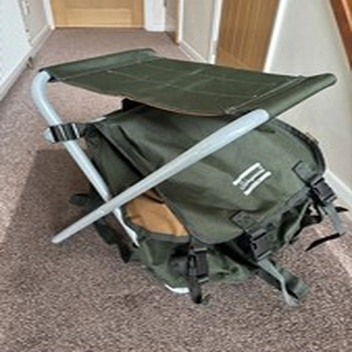 Shakespeare Folding Fishing Stool With Backpack Very Good Condition