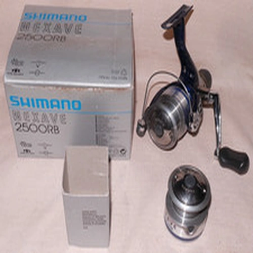 shimano nexave 2500 RB rear drag match spinning reel + spare spool 4BB MINT
