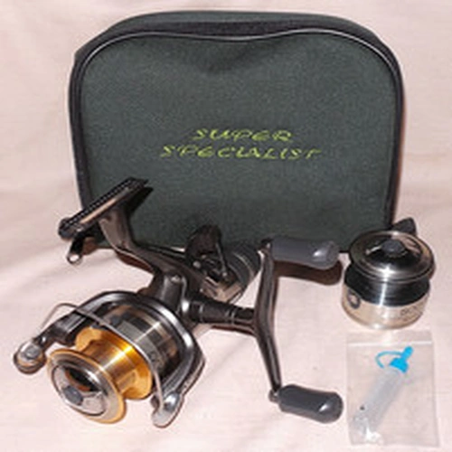 shimano super 5000 XTEA baitrunner reel + spare spool in case 8BB MINT CONDITION