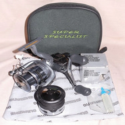 shimano super 4000 GTM RC feeder spinning reel + new spare spool 4BB MINT COND