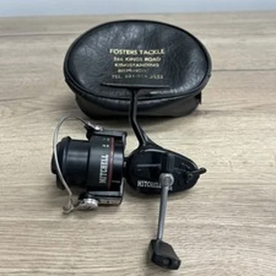 Mitchell 300S Fishing Reel with Fosters Tackle Reel Case