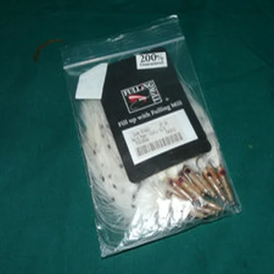 12 new Fulling Mill Squid Pearl Epoxy size 2/0 predator flies saltwater 890