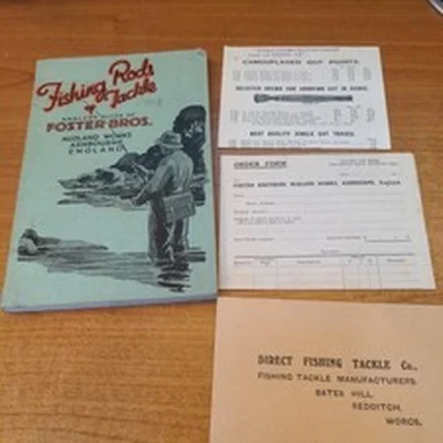 Fishing Rods And Tackle Angler’s Guide Of Foster Bros Ashbourne Vintage 1938?