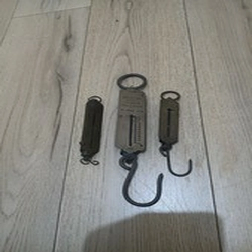 brass vintage fishing scales.