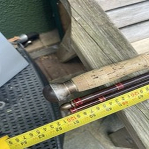 A GOOD HARDY GRAPHITE DELUXE SALMON FLY ROD IN  BAG