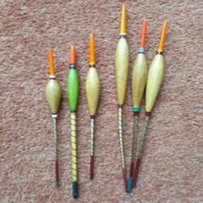 Fishing Floats Crow Quill Avon Topper River Balsa Job Lot x 6