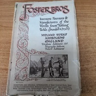 Vintage fishing tackle catalogue. Foster  Bros. Circa 1929