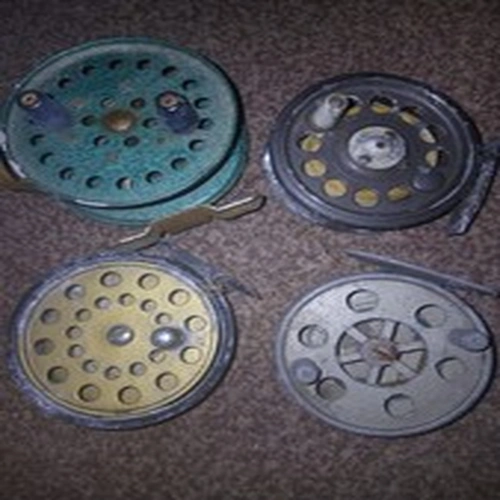 Fly Fishing Centerpin Fishing Reels Vintage Fishing Reel ×4