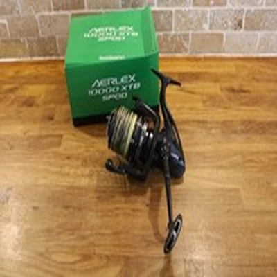 SHIMANO AERLEX 10000 XTB SPOD REEL LOADED BRAID RRP £115 CARP SET UP FISHING YEL