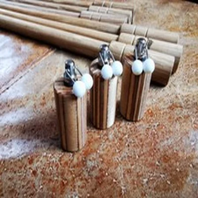 OLD SKOOL CARP Fishing Bank Sticks and Bobbins - HAND MADE for me in HARDWOOD 