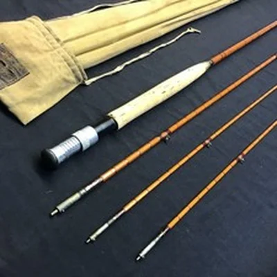 Vintage Hardy “The Gold Medal” 9ft 6” 3 piece (plus spare tip) Palakona cane