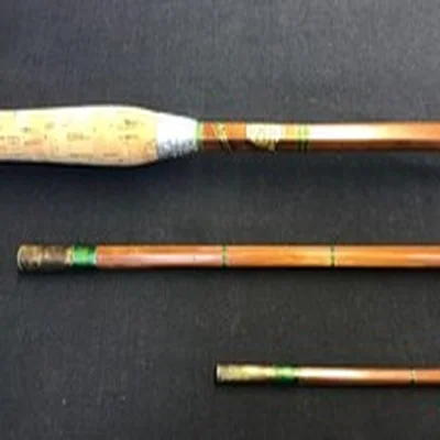 Vintage Dawsons of Bromley “Sabrina” 10ft 9” 3 piece split cane Match Rod plus b