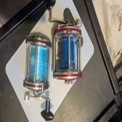 2 Large Boat Fishing Reels