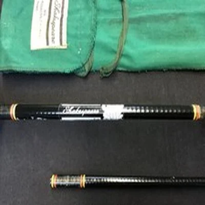 Rare early Shakespeare “Ugly Stik” 8ft 6” 2 piece fibreglass Spinning Rod and ba