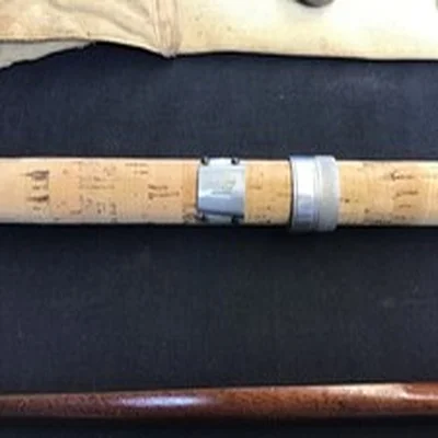 Rare vintage and early C Playfair of Aberdeen “Vibration rod” 14ft 3 piece green