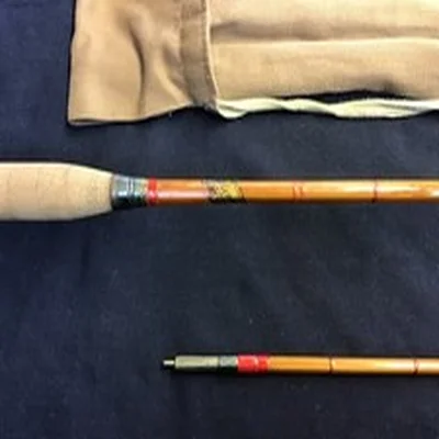 Rare Vintage Allcocks 7ft Light caster spinning rod split cane