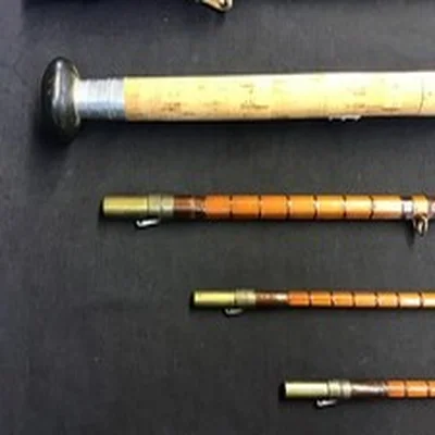 Vintage J J S Walker “Salmon Rod” 13ft 3 piece (plus spare tip) split cane Fly R