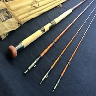 Rare early Hardy “The Gold Medal” 15ft 3 piece (plus spare tip) Salmon Fly Rod a