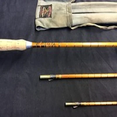Vintage Foster Bros “The Englands Favourite” 9ft 6” 3 piece split cane Fly Rod