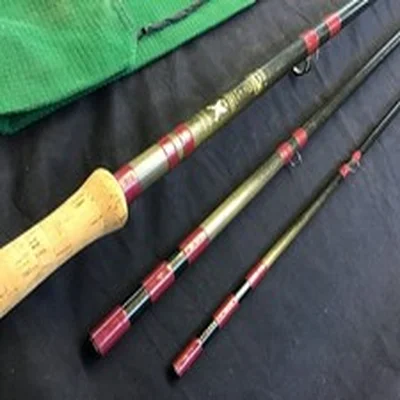 Vintage Bruce and Walker “Expert Carbon” 17ft #9/10 3 piece carbon fibre Fly Rod